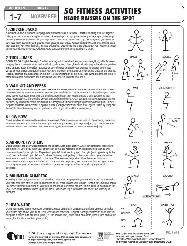 Exercise For Physical Education Worksheets Kindergarten. Exercise. Best Free Printable Worksheets