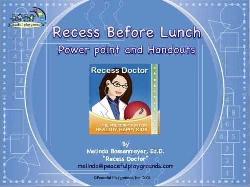 Recess Before Lunch PPT & HO