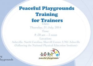 Peaceful Playgrounds Training