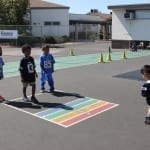 Bean Bag Toss court