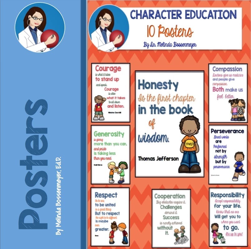 Character Education Posters Peaceful Playgrounds
