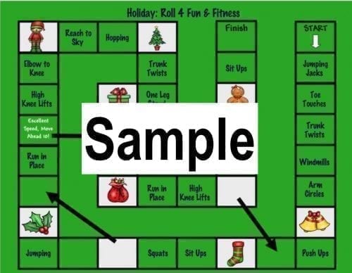 SAMPLE Christmas PE Party Games