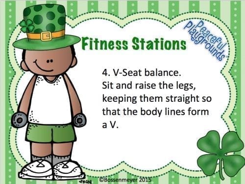 St Pats Fitness Station cards