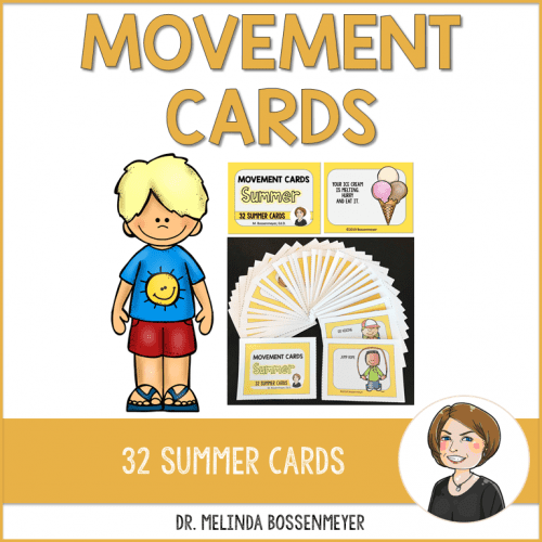 summer movement cards