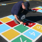 Peaceful Playgrounds painted games