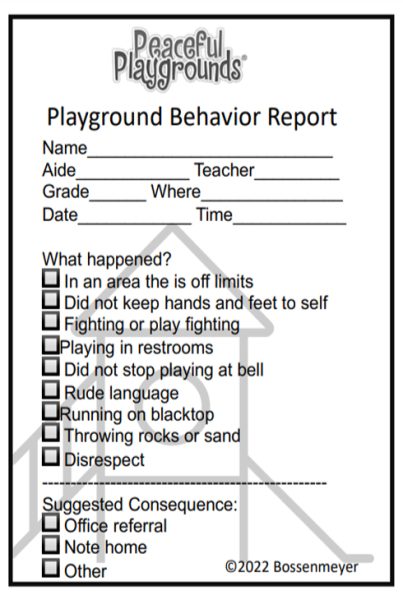 Playground Report