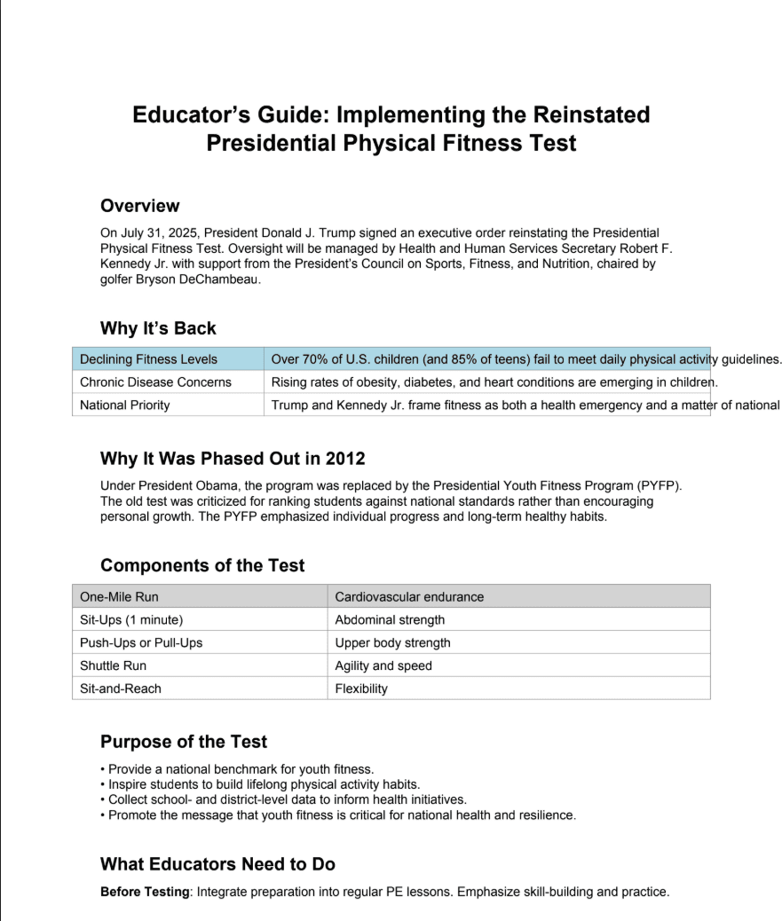 Preview image of educators guide